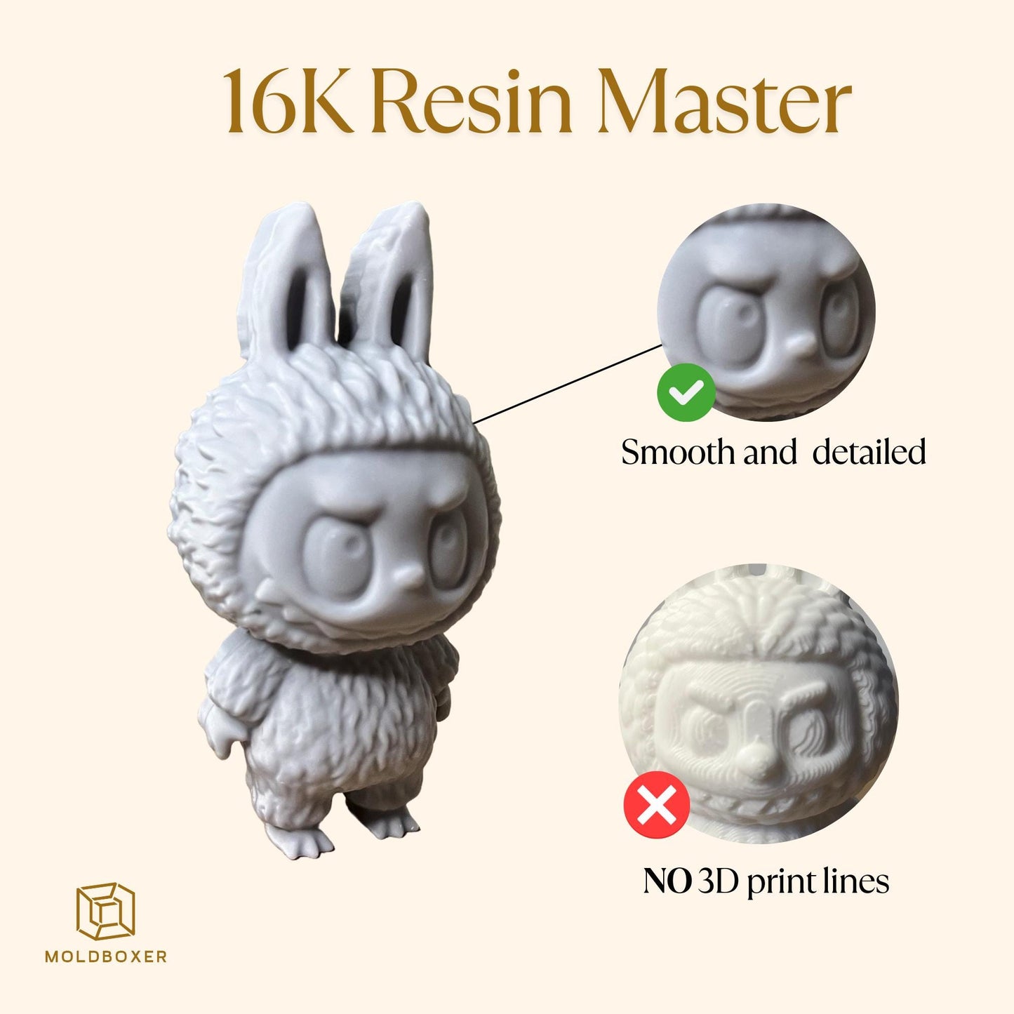 Labubu Silicone Mold - Food Grade & Easy to Demold