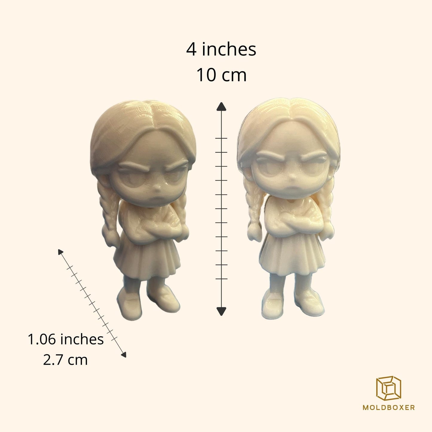 Wednesday Silicone Mold - Food grade & Standalone - Candles - Resin
