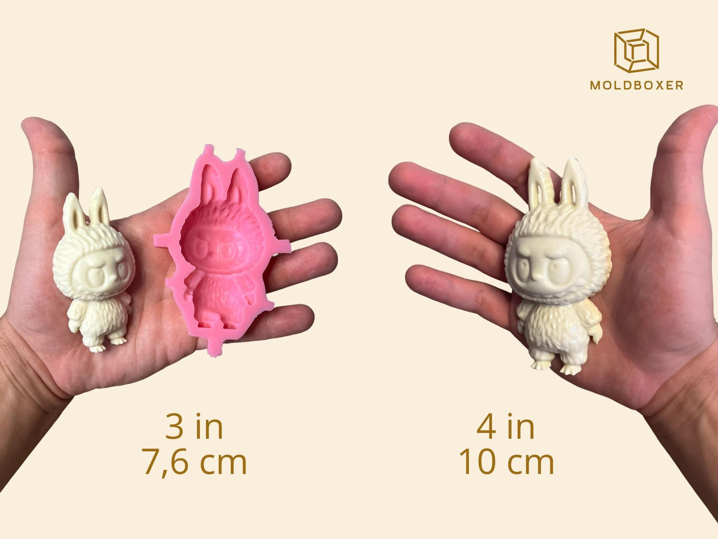 Labubu Silicone Mold - Food Grade & Easy to Demold