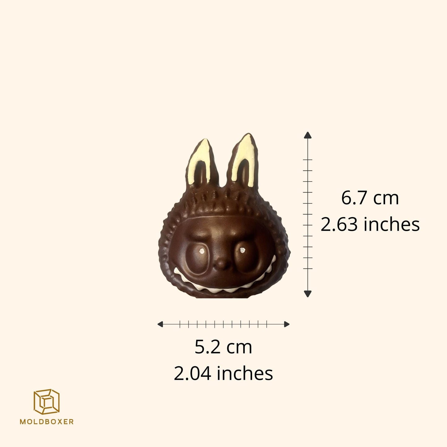 Labubu Head Silicone Mold - Food Grade