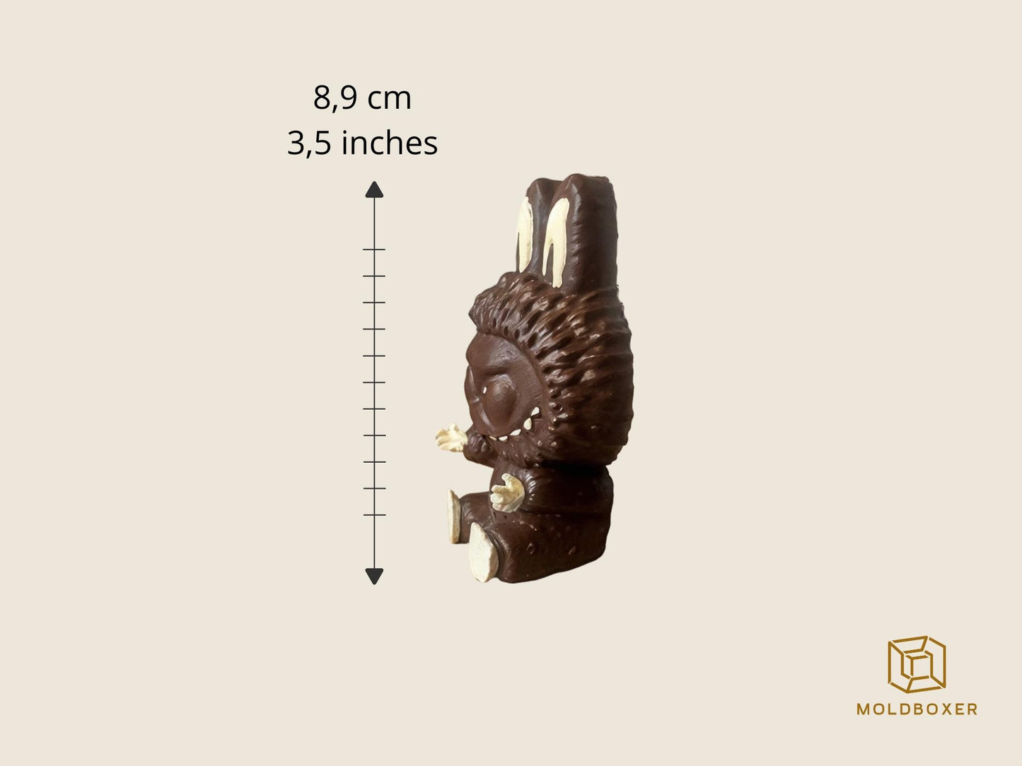 Labubu Silicone Mold - Flat Back - Food Grade