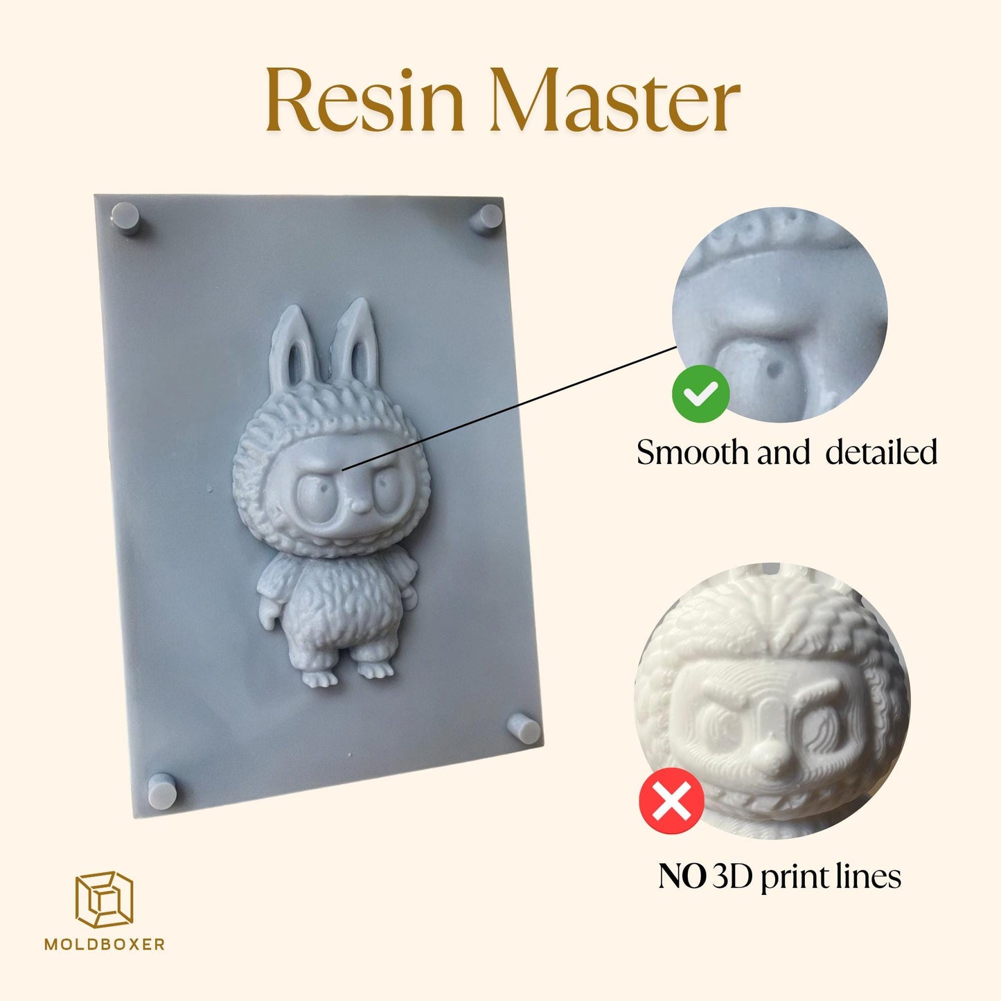 Labubu Silicone Mold Bundle - Food Grade & Easy to Demold