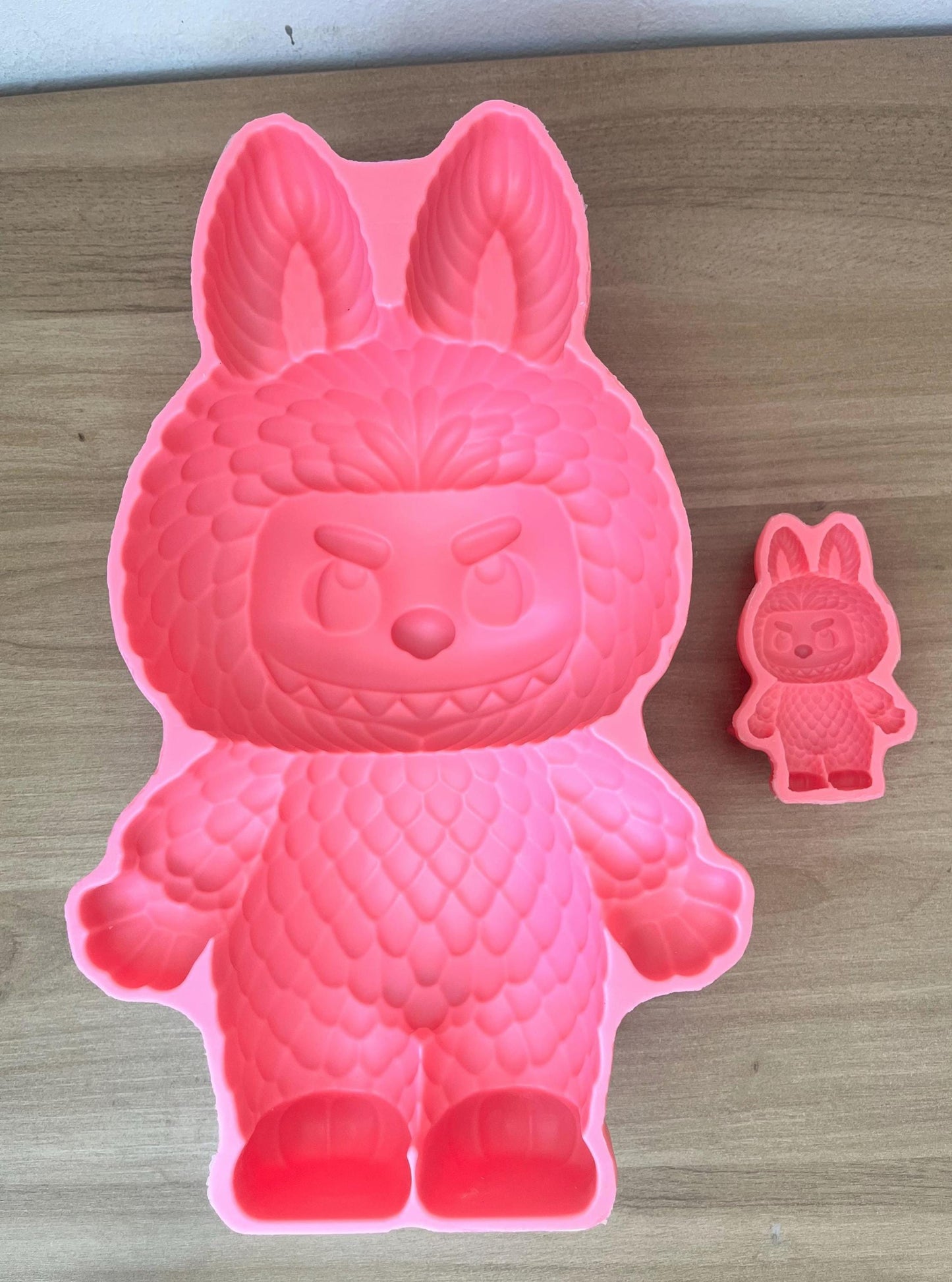 XXL Labubu Plush Cake Silicone Mold - Food Grade & Easy to Demold