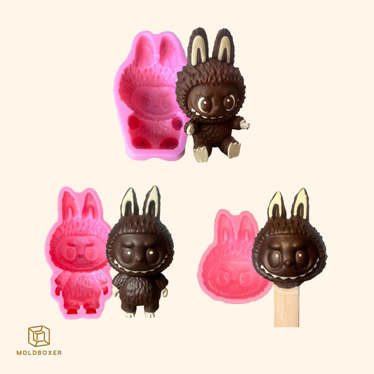 Labubu Silicone Mold Bundle - Food Grade & Easy to Demold