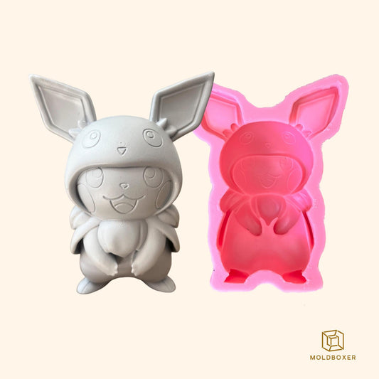 Evee Pika Cosplay Silicone Mold - Food Grade & Easy to Demold