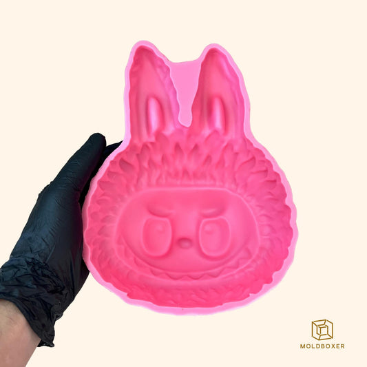 XL Labubu Head Cake Silicone Mold - Food Grade & Easy to Demold