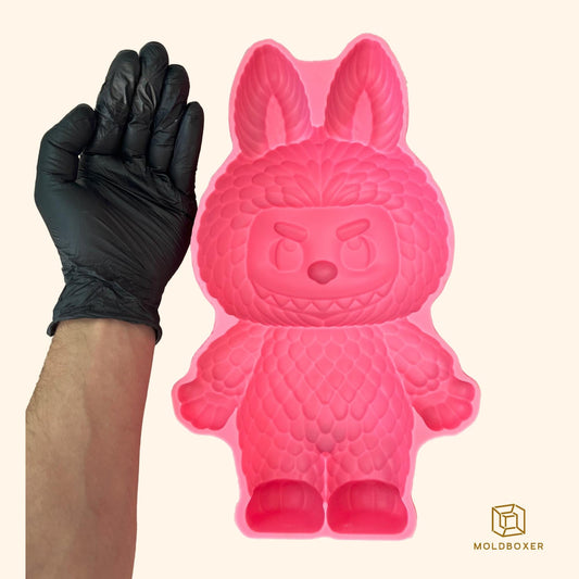 XXL Labubu Plush Cake Silicone Mold - Food Grade & Easy to Demold